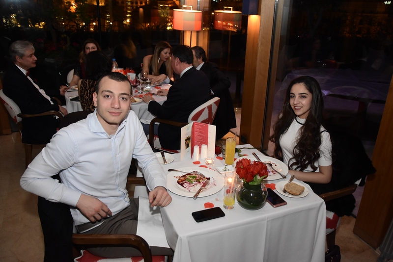 Love at le gray with an enchanting dinner at Indigo on the Roof